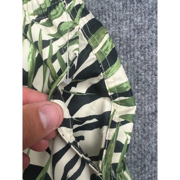 Negative Space Swim Shorts Men's X-Large Green Tropical Hawaiian Palm NWT - Picture 3 of 7